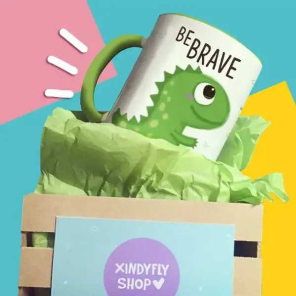 Taza XindyFly - Dino