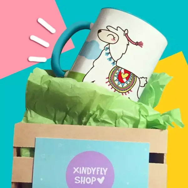 Taza XindyFly - Llama