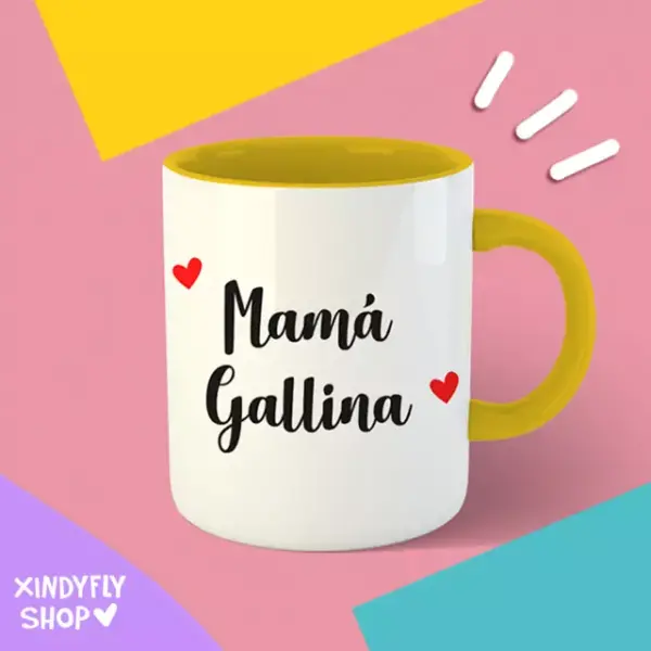 Taza XindyFly - Mamá Gallina