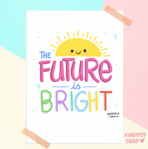 print-a5-future Poster El futuro es brillante